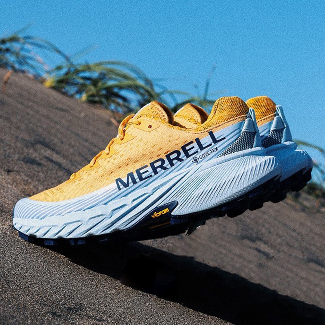 MERRELL AGILITY PEAK 5 GTX轻量户外慢跑越野运动鞋 女鞋-亮黄色 - 女款运动鞋/球鞋 - 防水材质 