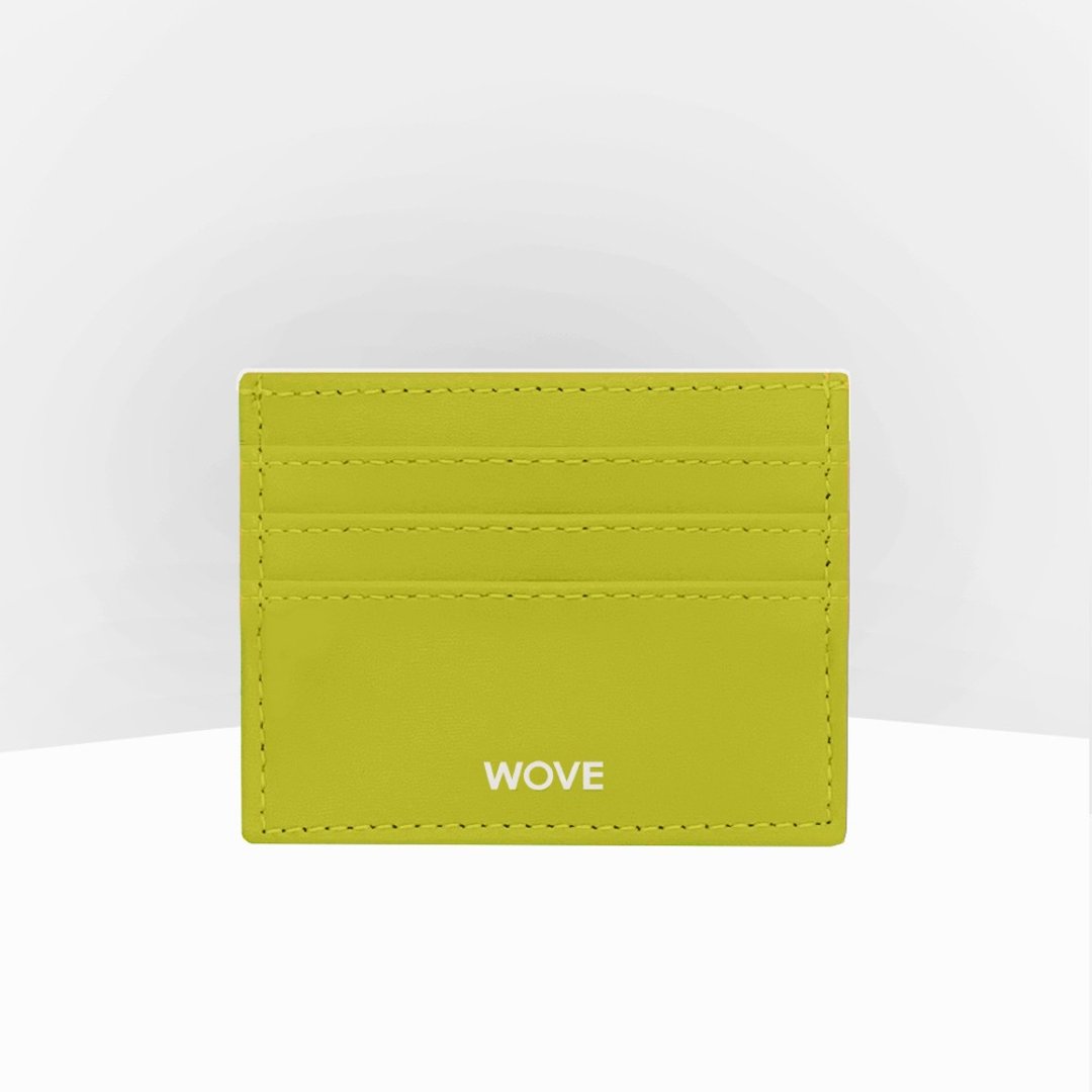 WOVE - 卡夹，绿，卡夹中央设有可折叠纸币隔层。 - 其他 - 人造皮革 绿色