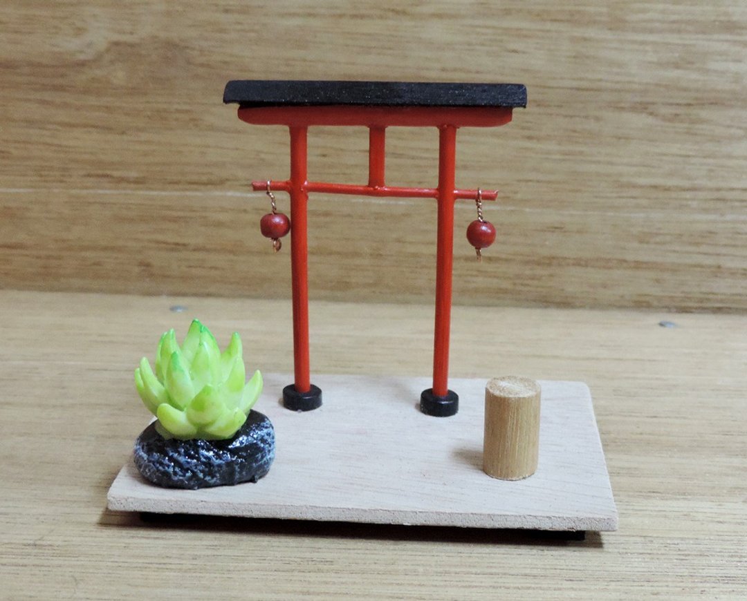 日式 鸟居 名片座 名片架 MEMO座【限量款】 - 名片架/名片座 - 其他材质 
