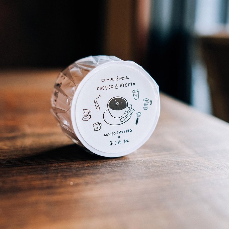 WHOSMiNG × 手纸社 - COFFEE & MEMO 便利贴 - 纸胶带 - 纸 白色