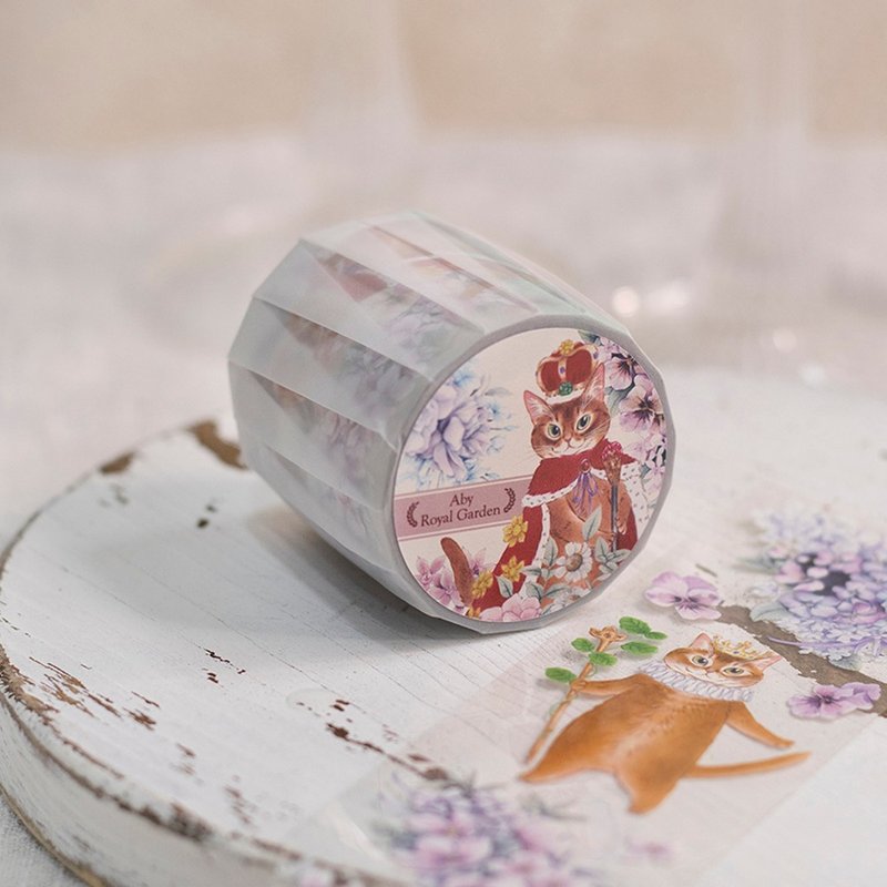 阿比皇室的御花园 - 5cm 亮面PET胶带 - 纸胶带 - 塑料 咖啡色
