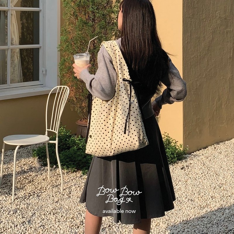 NEW! SUNSCRÈME - BOW BOW BAG 帆布袋 - 其他 - 其他材质 