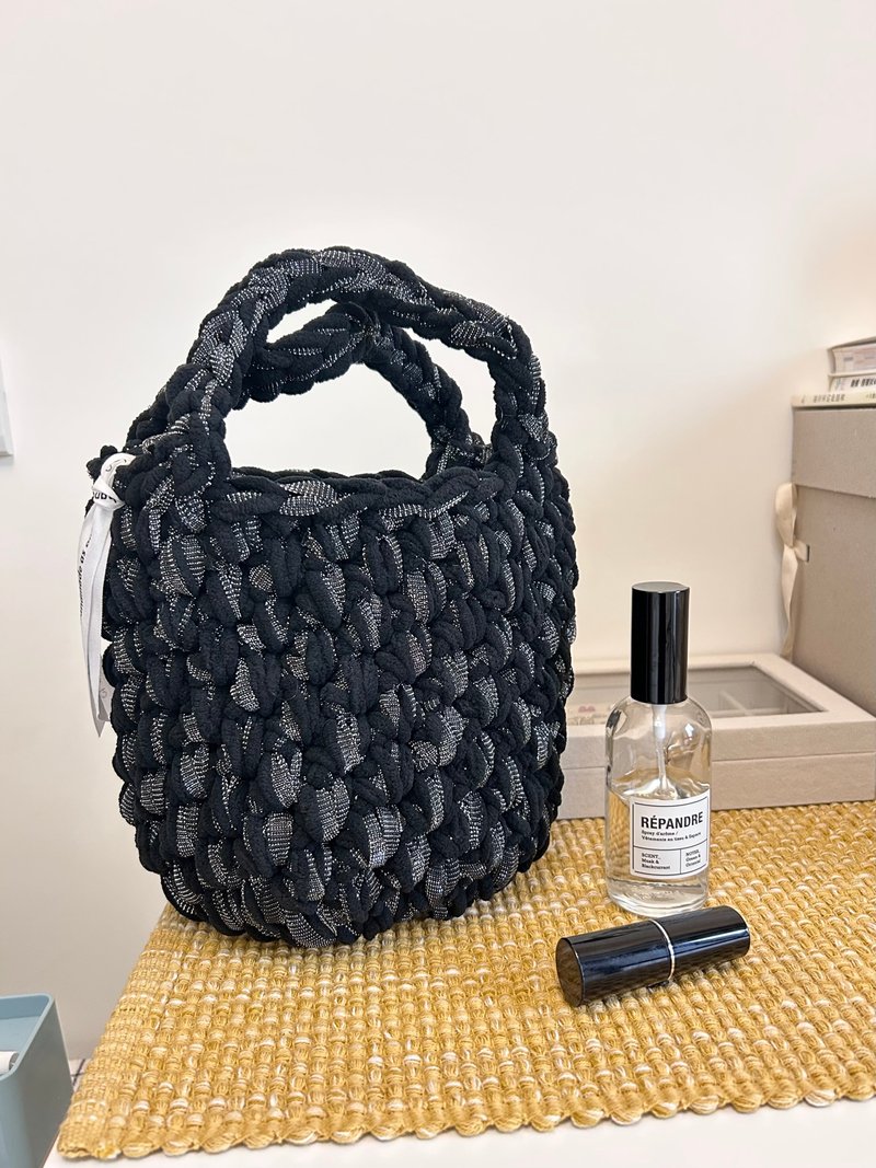 手编设计 I 随身日常手提/手腕包 - 手提包/手提袋 - 棉．麻 