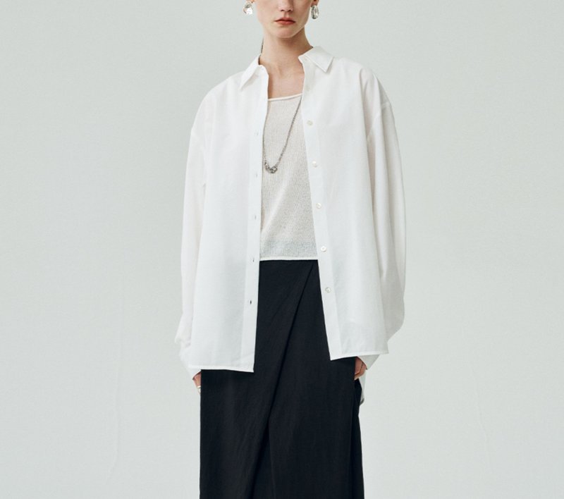 【多巴胺多色】法式簡約/叠穿不易皱/长袖衬衫 - 女装衬衫 - 其他材质 多色