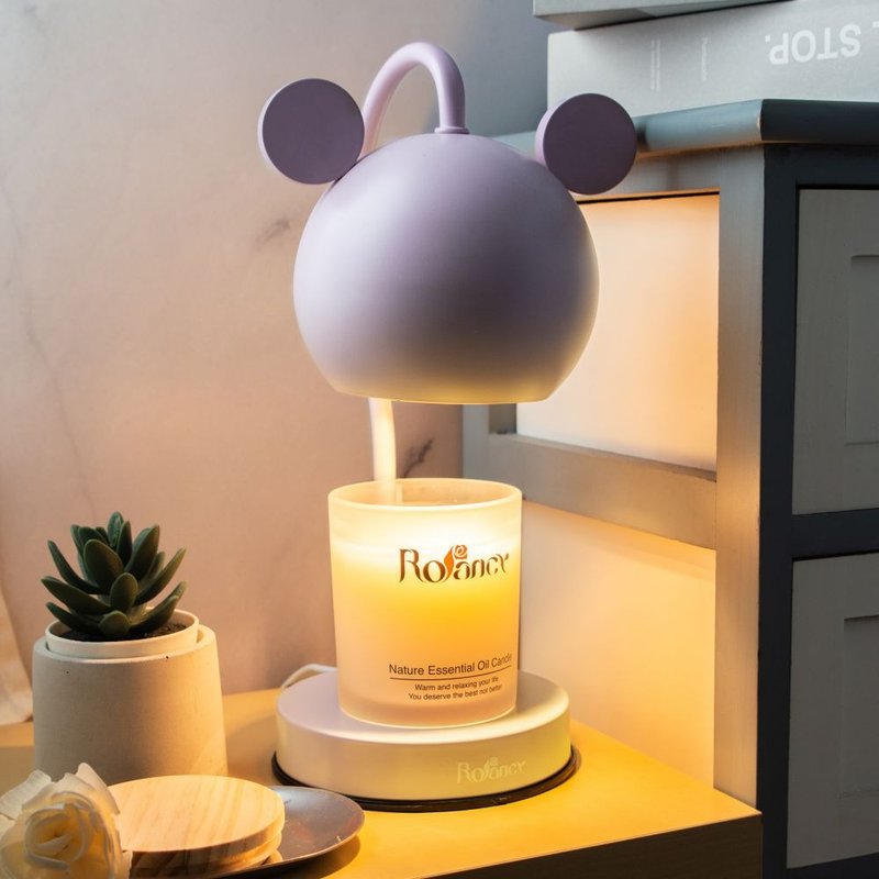 可爱讨喜的新年布置_小米奇造型融蜡灯-薰衣紫 - 蜡烛/烛台 - 其他金属 