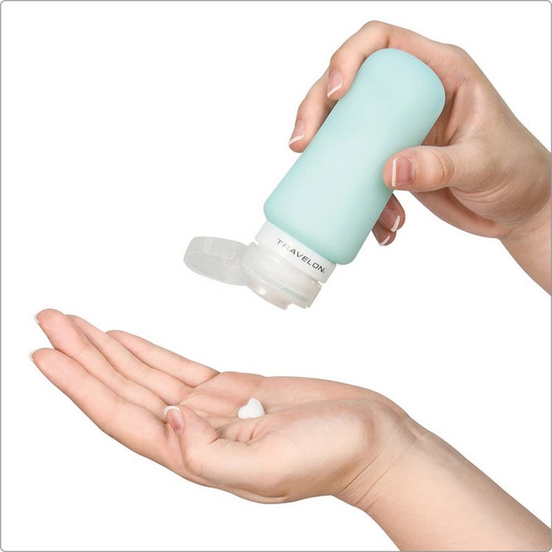 【TRAVELON】旅行分装瓶(大橘蓝2入) | 分装罐 瓶罐分装 - 其他 - 硅胶 多色