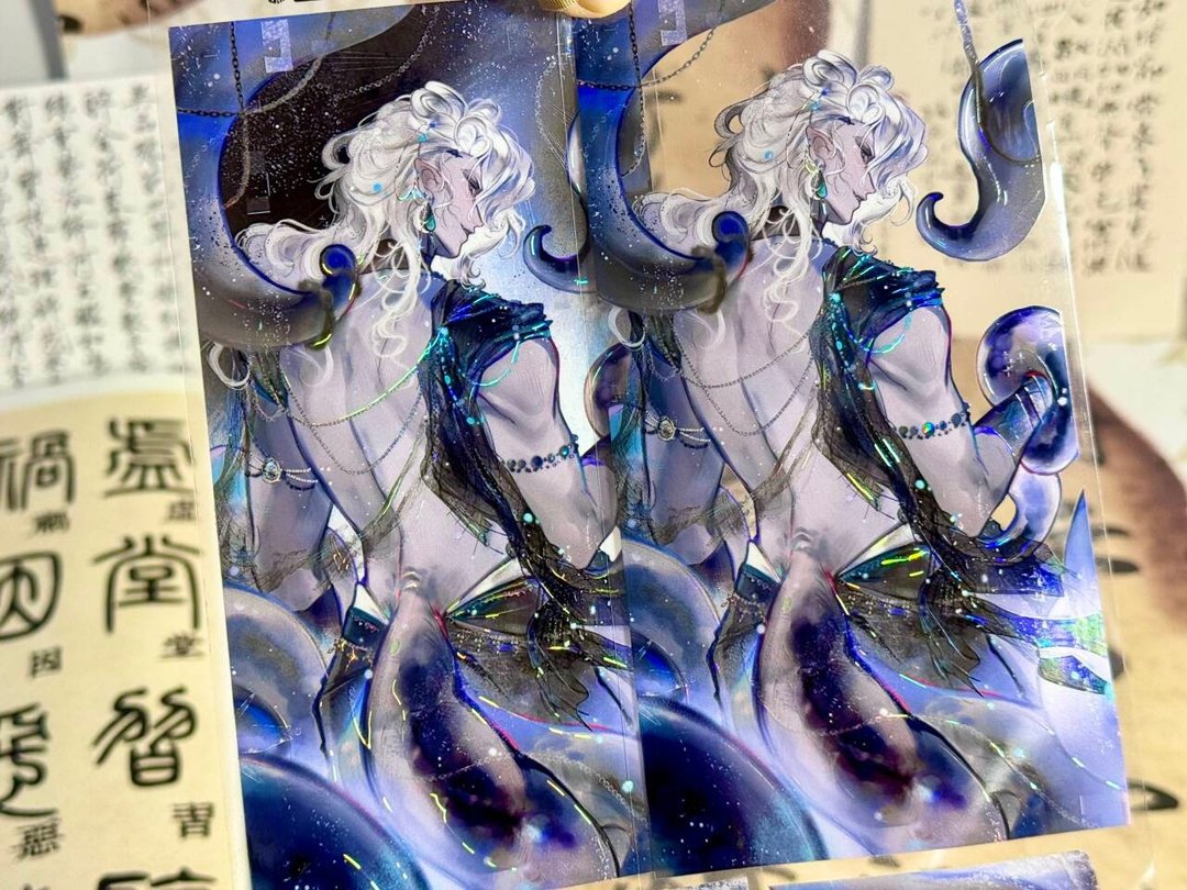 够神一梦3   PET 紙膠帶 貝殼光 10米卷 无背景 - 纸胶带 - 其他材质 