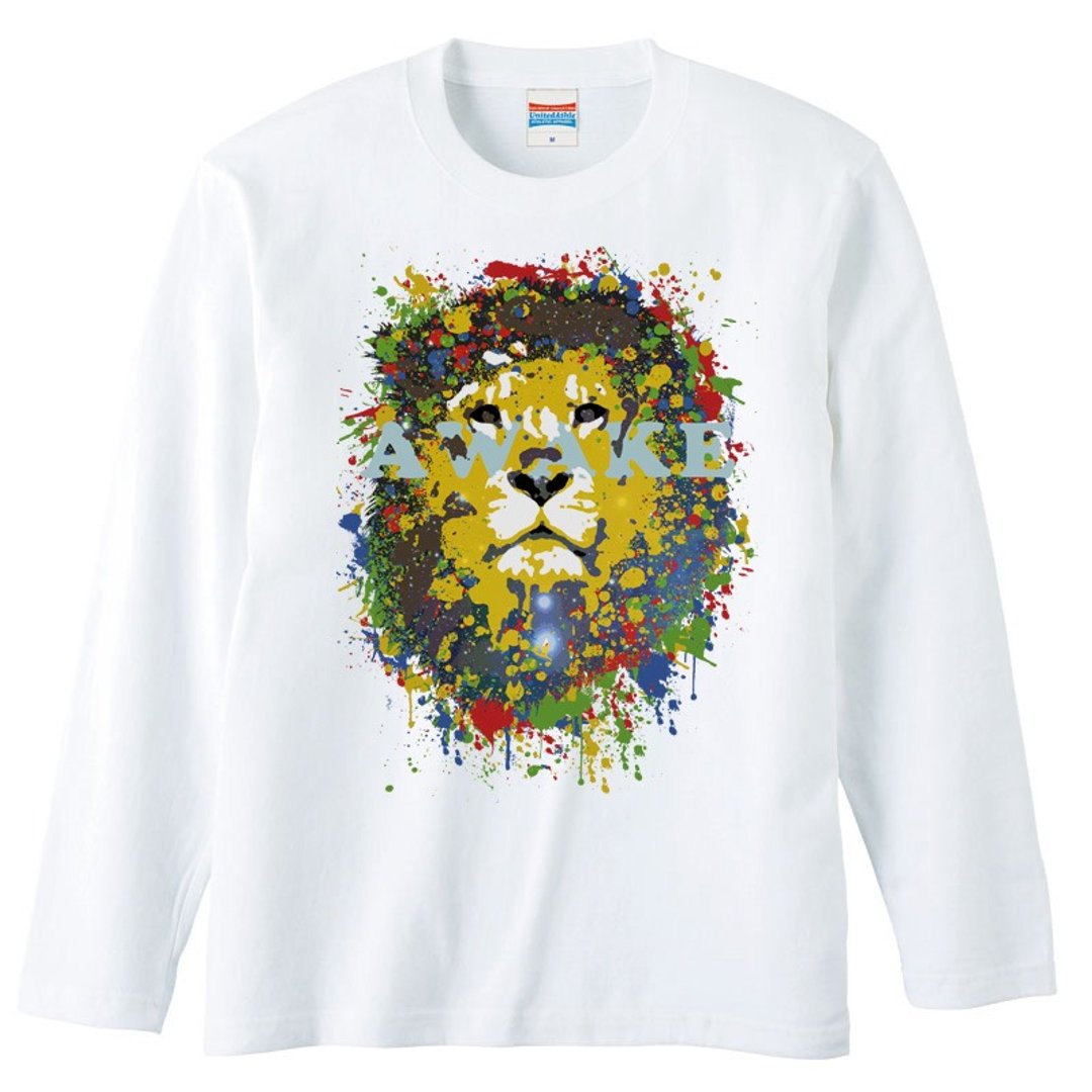 Long sleeve T-shirt / AWAKE - 男装上衣/T 恤 - 棉．麻 白色