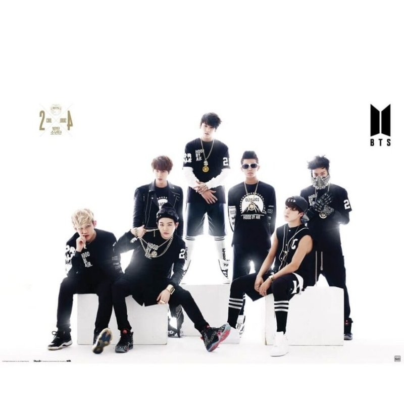 【BTS 防弹少年团】BORN SINGER 进口海报 - 海报/装饰画/版画 - 纸 白色