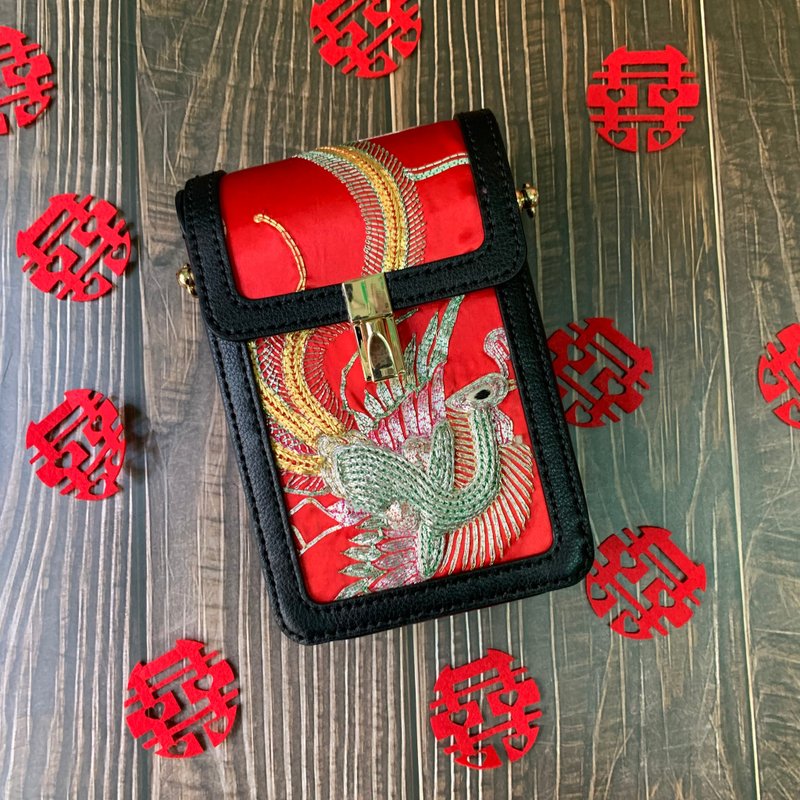 二手裙褂真皮手机包 - 侧背包/斜挎包 - 其他材质 多色