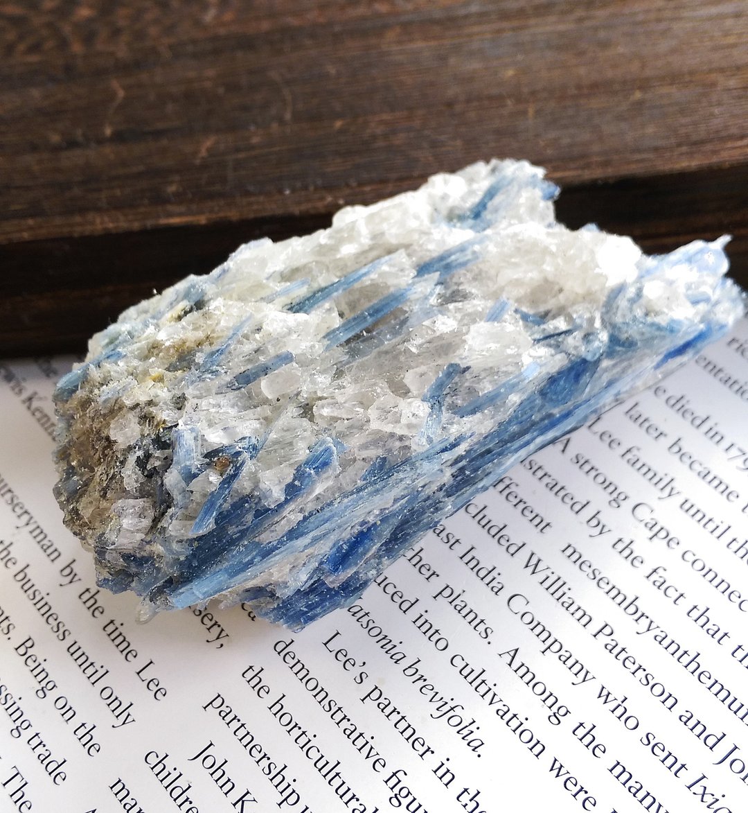 Kyanite 巴西产地 蓝晶石 石英共生矿 天然矿石 原矿 - 摆饰 - 其他材质 