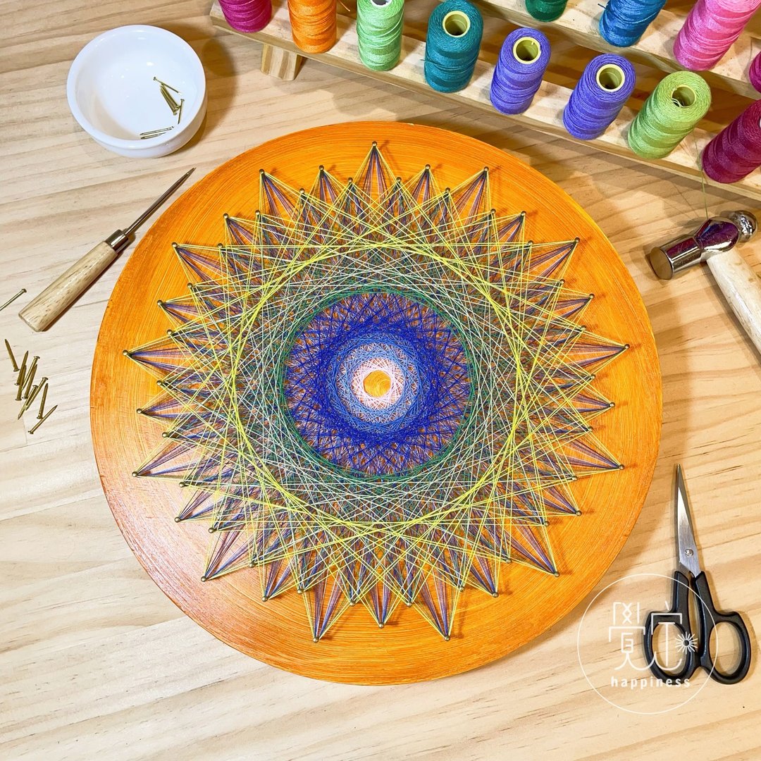 Stringart 艺术作品 - 摆饰 - 其他材质 多色