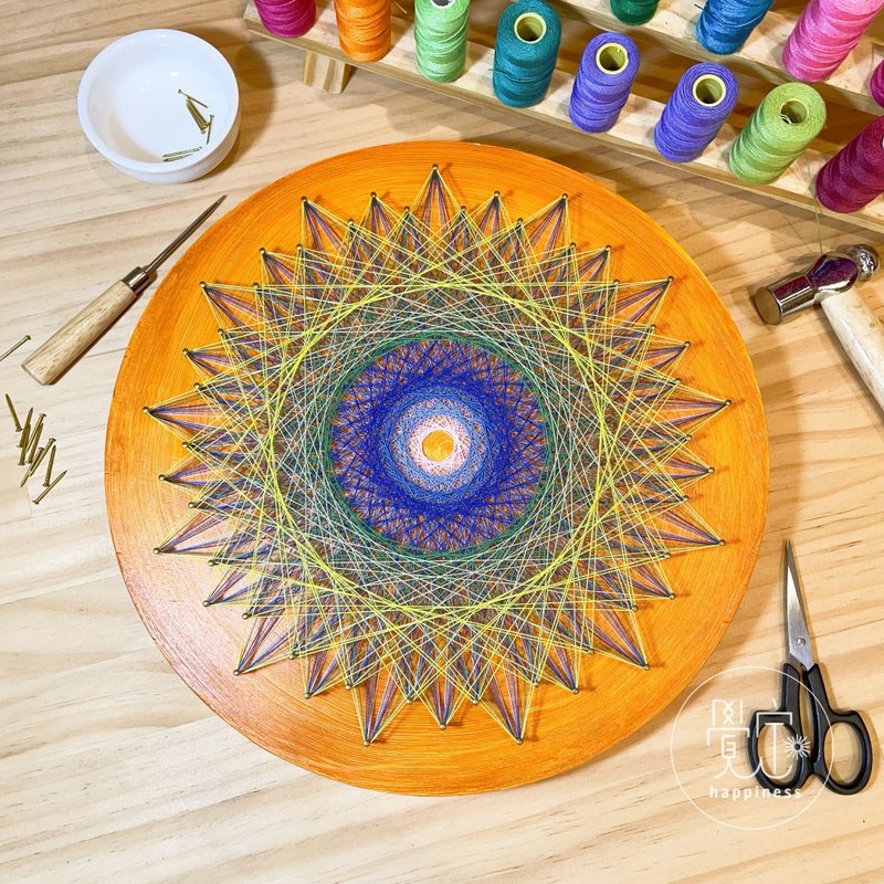 Stringart 艺术作品 - 摆饰 - 其他材质 多色