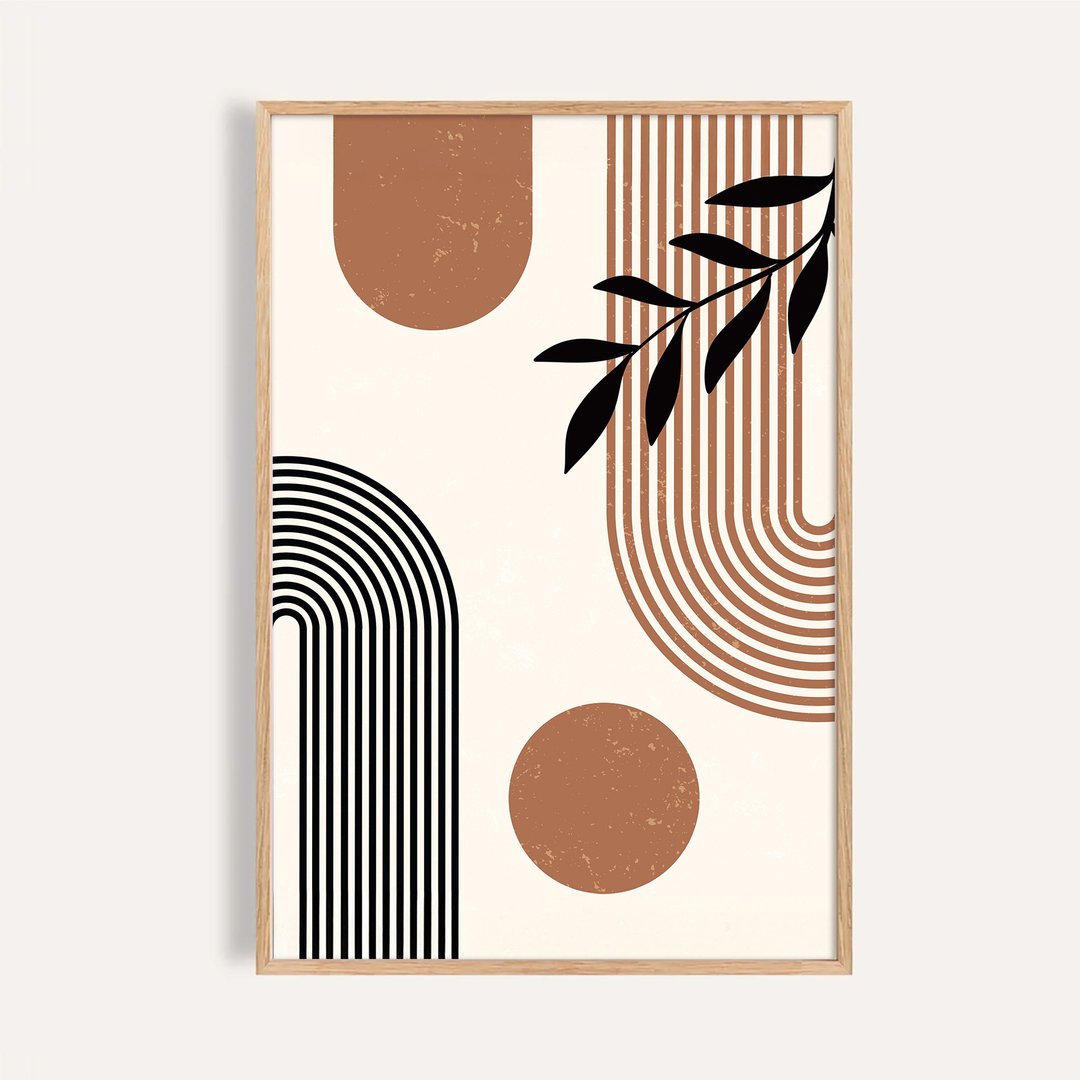 形与叶之诗 Geometry & Leaf / 波西米亚风格几何挂画 画芯 海报 - 海报/装饰画/版画 - 纸 