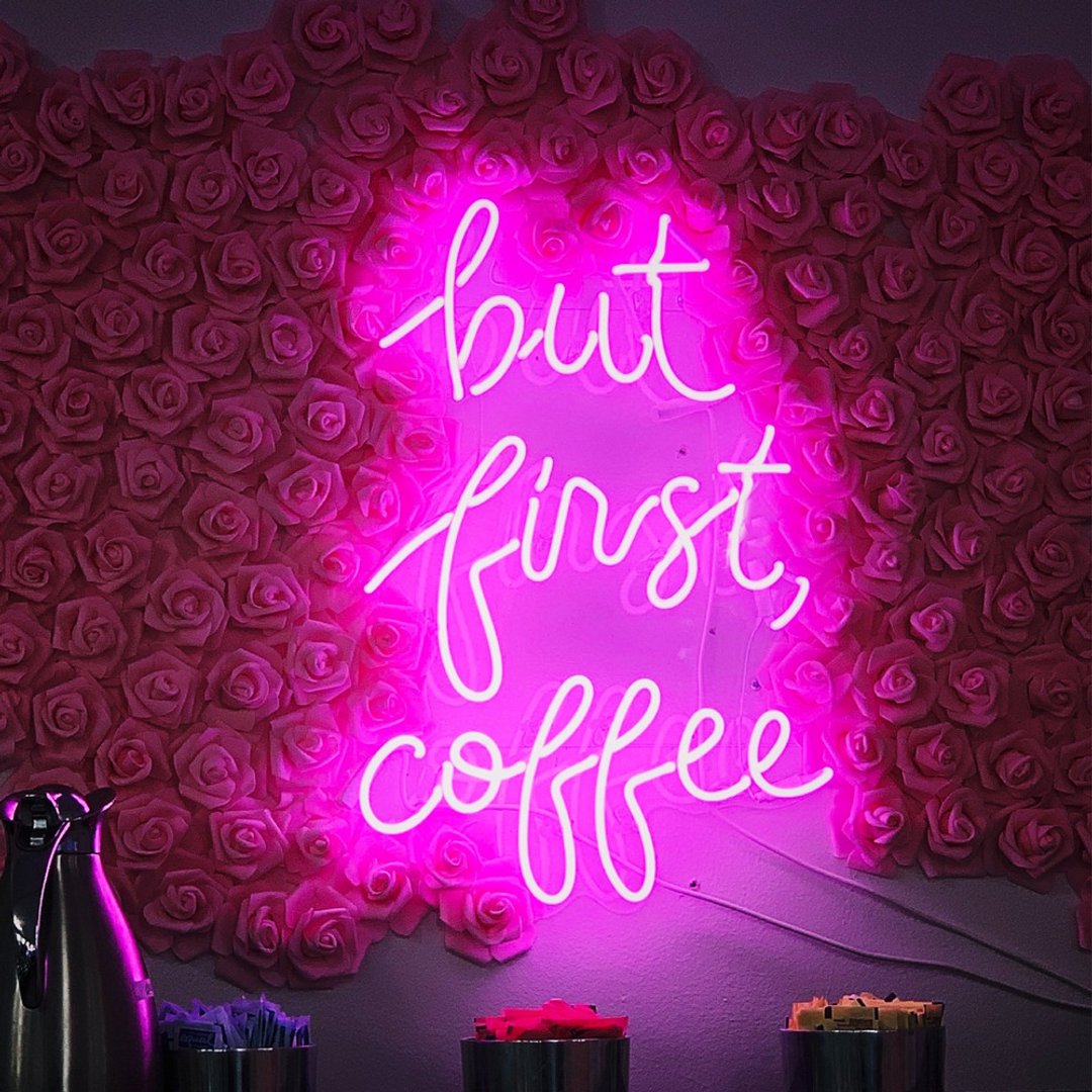 but first coffee咖啡霓虹灯LED发光字Neon Sign Logo - 灯具/灯饰 - 压克力 透明