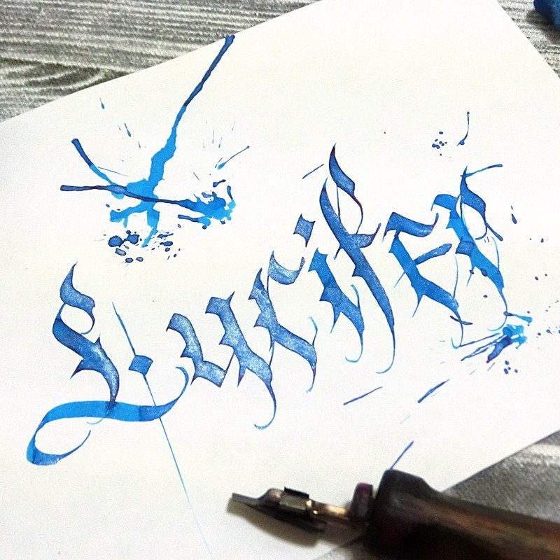 【手工墨水】魔王系列─晨星 - 墨水 - 其他材质 蓝色