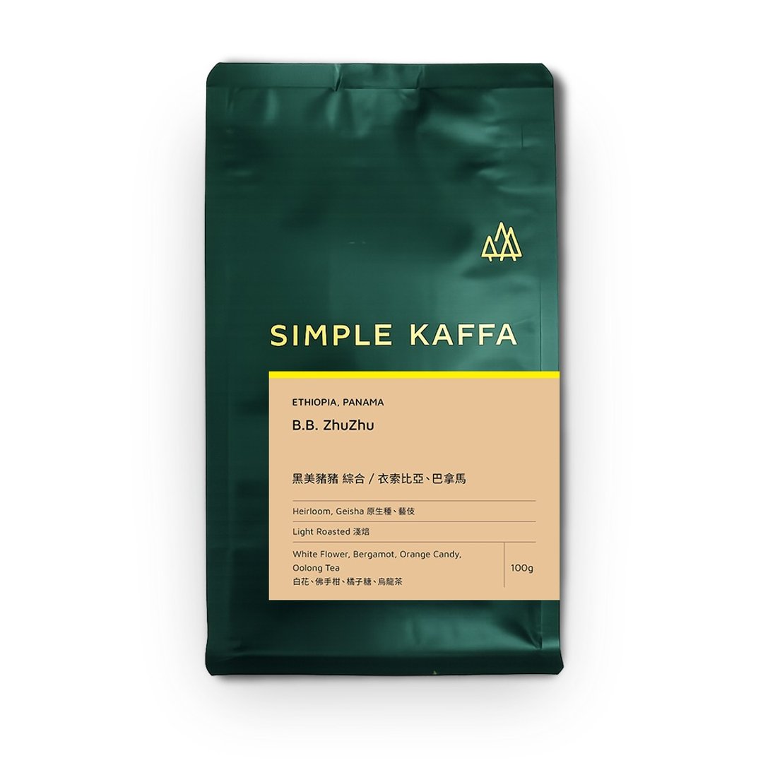 Simple Kaffa 兴波咖啡 | 黑美猪猪综合咖啡豆 浅焙 100g - 咖啡 - 新鲜食材 