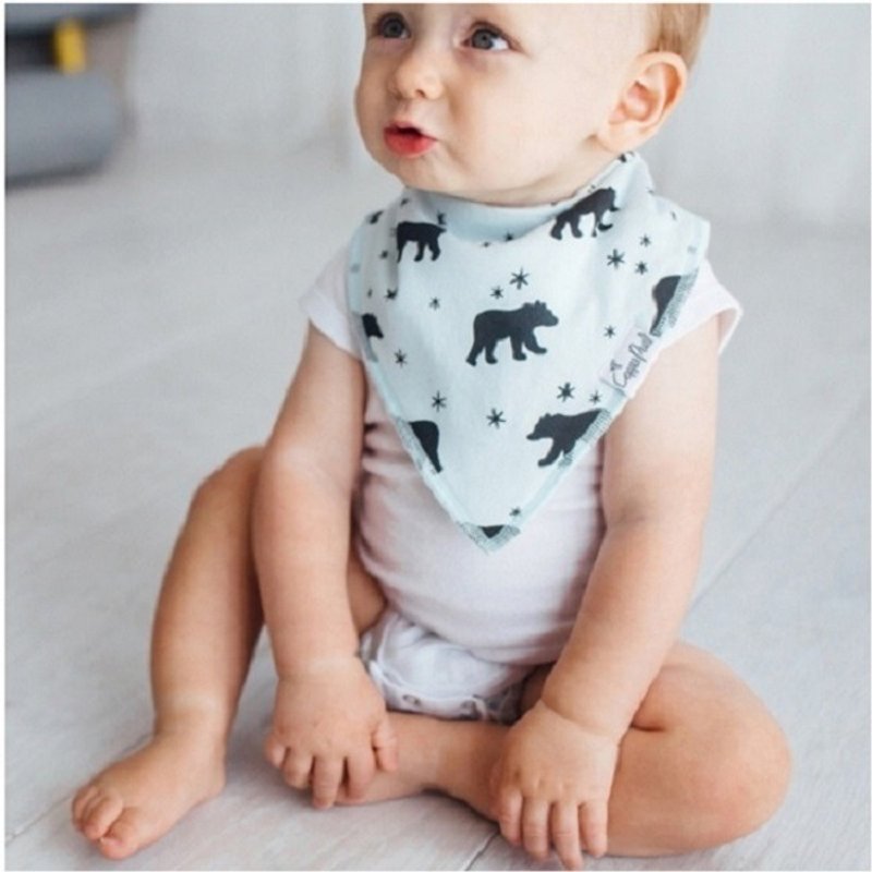 美国 Copper Pearl | 围兜4件组-北欧童话 X00144SZQ3 - 围嘴/口水巾 - 棉．麻 