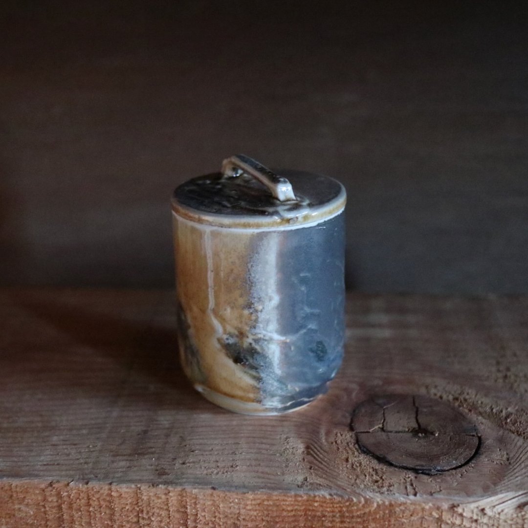 柴烧茶仓 一两 _y28 - 茶具/茶杯 - 瓷 橘色
