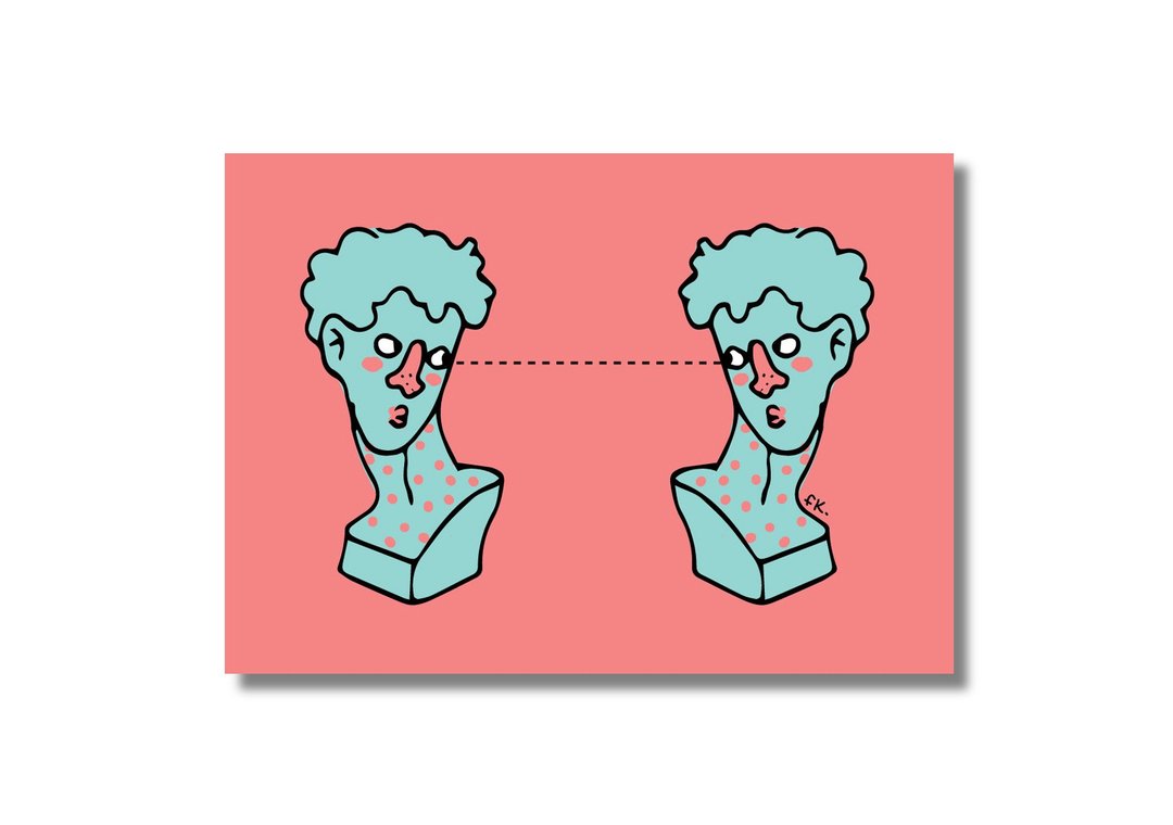 插画明信片 - 卡片/明信片 - 纸 多色