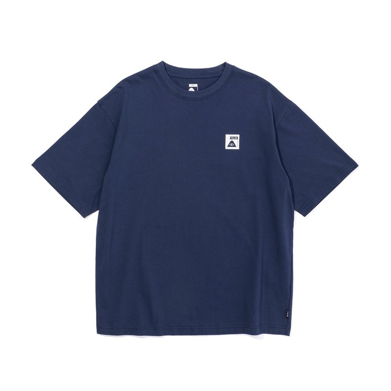 日本限定 POLER SUMMIT RELAX FIT TEE 单色日式重磅TEE / 海军蓝 - 男装上衣/T 恤 - 棉 蓝色