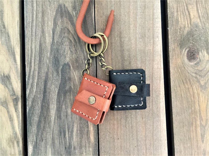 SD储存卡收纳袋 // SD储存卡收纳真皮袋 // 真皮锁匙圈 - 钥匙链/钥匙包 - 真皮 