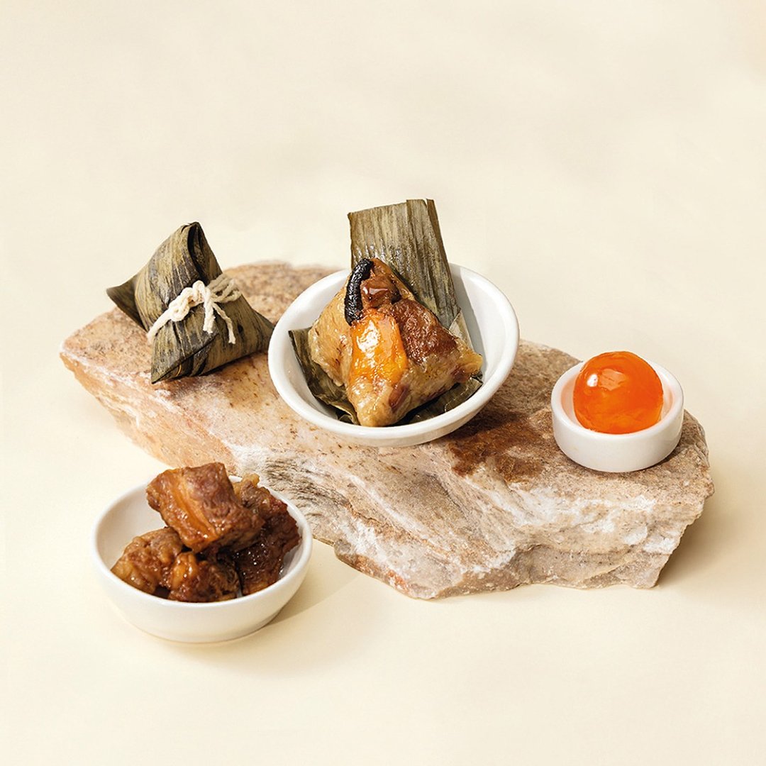 【粽味小巧・一口小肉粽】红烧牛肉 20 入礼盒 - 熟食小吃 - 新鲜食材 红色