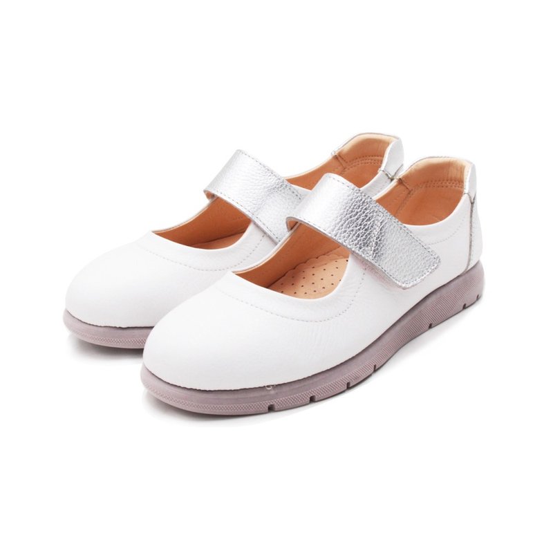 W&M 舒适魔鬼毡款 娃娃鞋 女鞋-白银(另有黑金) - 芭蕾鞋/娃娃鞋 - 橡胶 