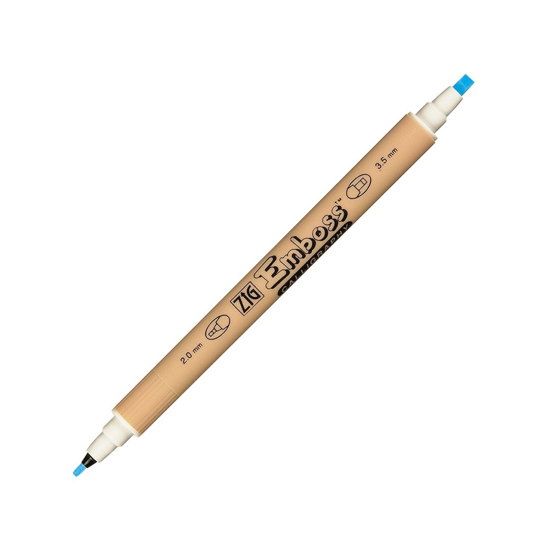 【Kuretake 日本吴竹】ZIG 双头浮雕笔 平头2mm/3.5mm - 其他书写用品 - 塑料 透明