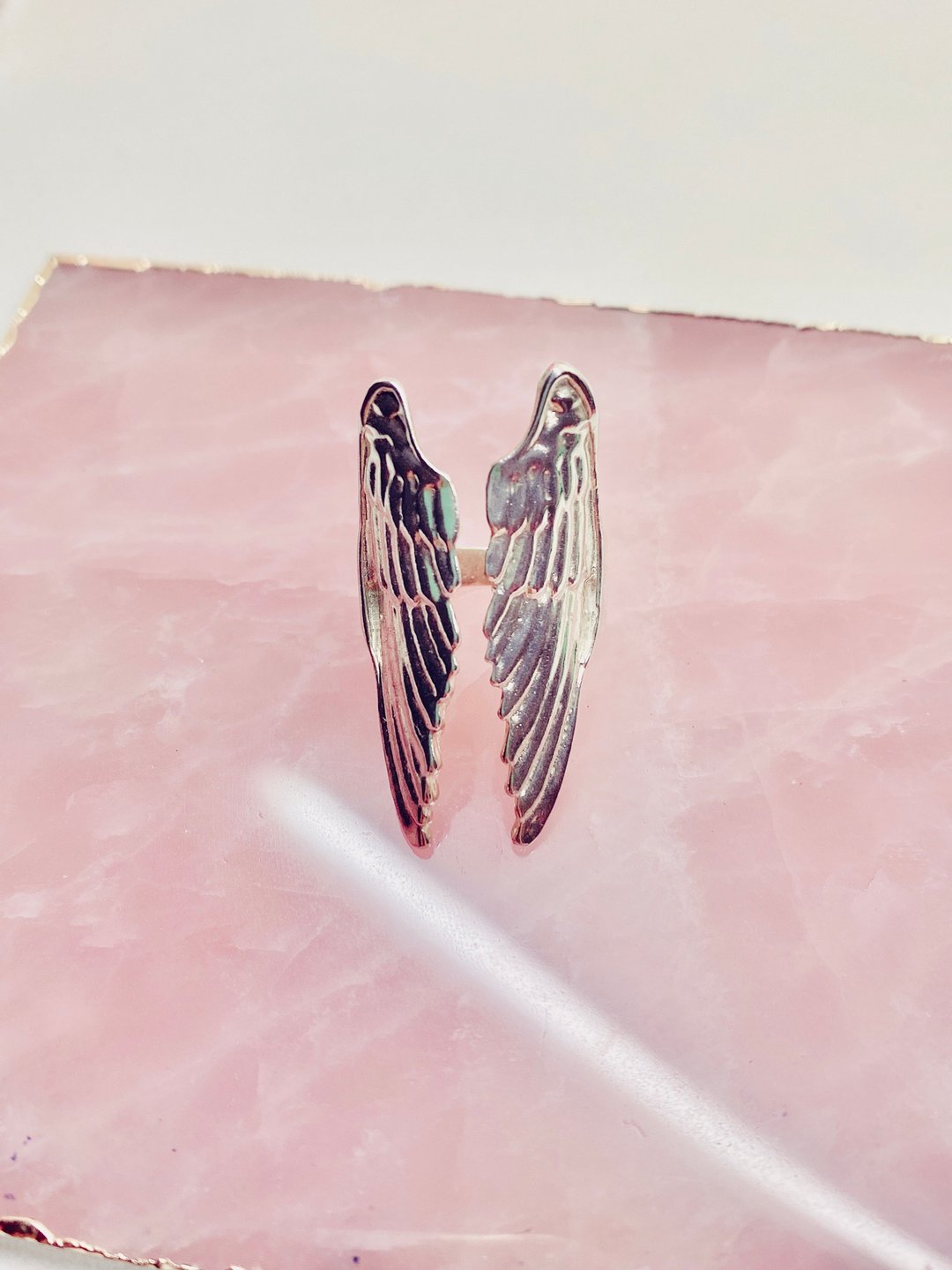 天使翅膀Angle wing - 戒指 - 纯银 银色