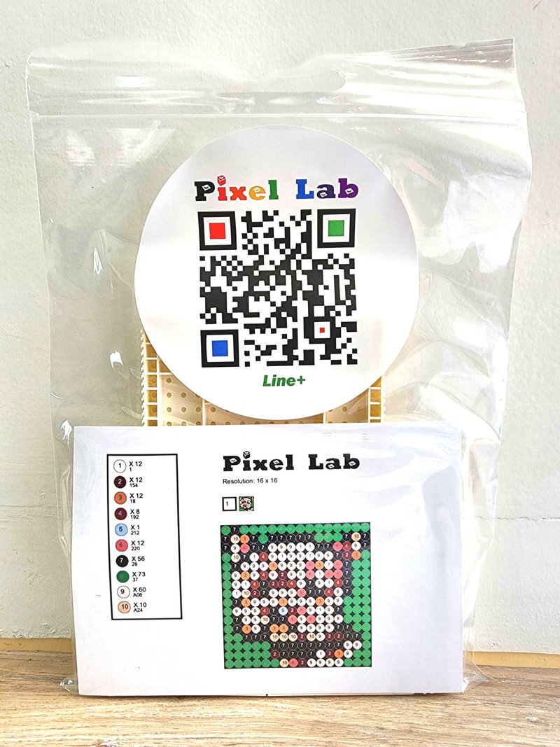 【拼图 礼物】宠物系列 16X16 DIY套装-约克夏 - 摆饰 - 塑料 白色