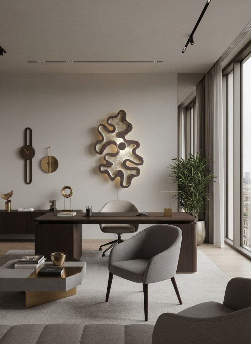 珊瑚绽放壁灯 – 灵感源自海洋的金属LED艺术灯 - 灯具/灯饰 - 其他材质 金色