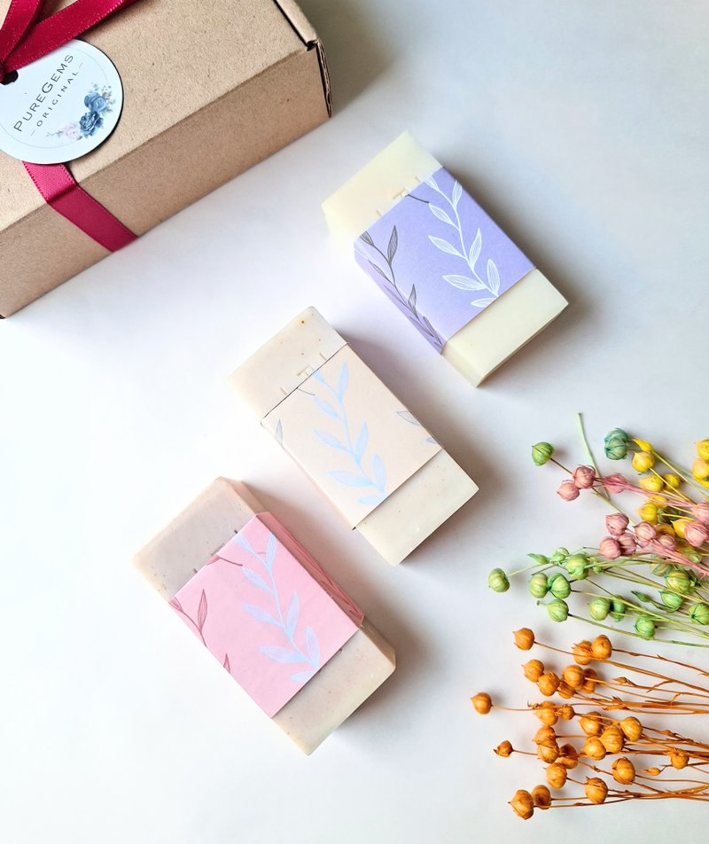 【母亲节礼盒】PUREGEMS 蜂胶。手工皂礼盒。【赠 55 公克皂一颗】 - 肥皂/手工皂 - 其他材质 多色