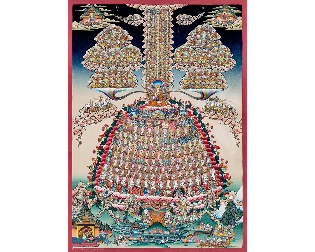 崇巴秋星唐卡：智慧与心灵启蒙 - 墙贴/壁贴 - 其他材质 