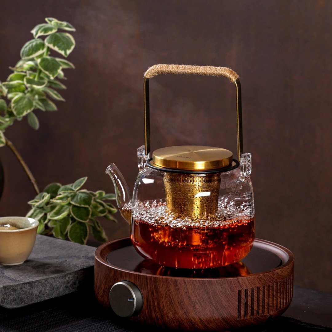 璀璨玻璃提梁壶(700ml) - 茶具/茶杯 - 不锈钢 金色