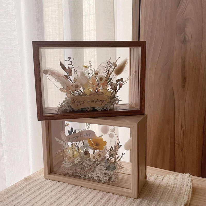 【相框花艺】永生花相框 纪念礼物 生日礼物 干燥花 情人节花礼 - 干燥花/捧花 - 植物．花 