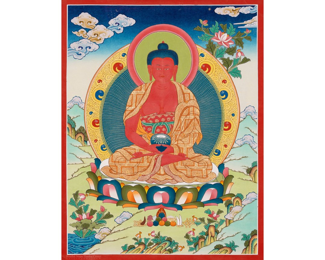 禅宗阿弥陀佛唐卡   灵性装饰 - 墙贴/壁贴 - 其他材质 多色