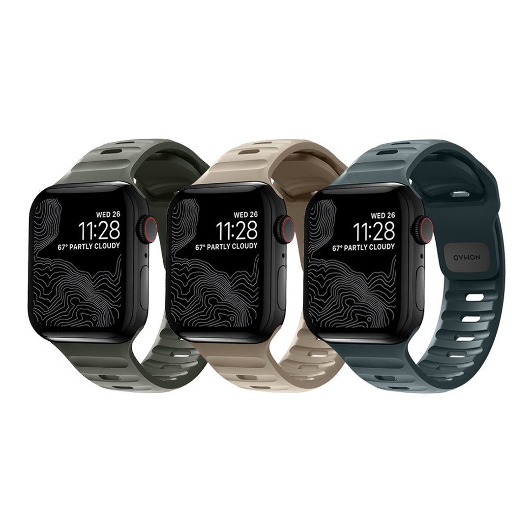 美国NOMAD Apple Watch专用运动风FKM橡胶表带-44/42mm - 其他 - 橡胶 多色