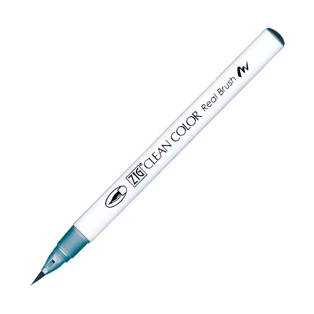 【Kuretake 日本吴竹】ZIG 彩绘毛笔 Smoky Teal - 其他书写用品 - 其他材质 