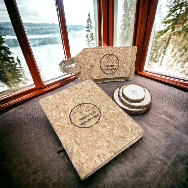 【定制化-软木护照夹】套包行李牌 护照夹 护照套 证件套 - 证件套/卡套 - 其他材质 卡其色