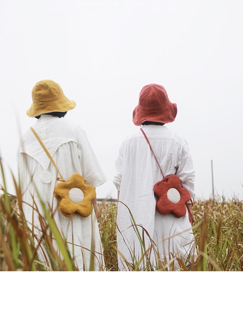 花包 仙女小包包 零钱包 手机包 側背包 - 侧背包/斜挎包 - 棉．麻 多色