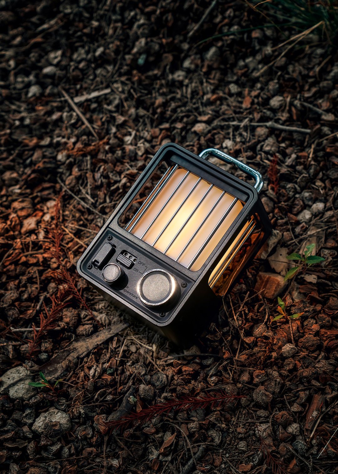 FLEXTAILGEAR VILLA LANTERN / 复古营充电灯 - 露营用品 - 其他材质 黑色