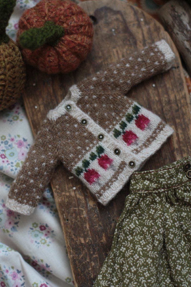 Sweater for Blythe - 玩偶/公仔 - 羊毛 咖啡色