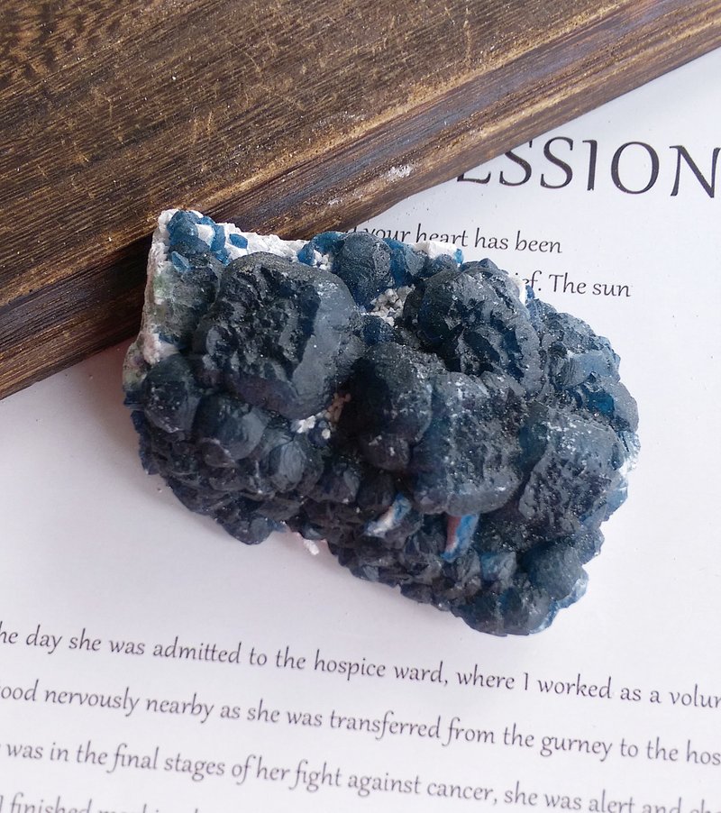 Fluorite 内蒙古产地 蓝莓萤石 天然矿石 原矿 - 摆饰 - 其他材质 
