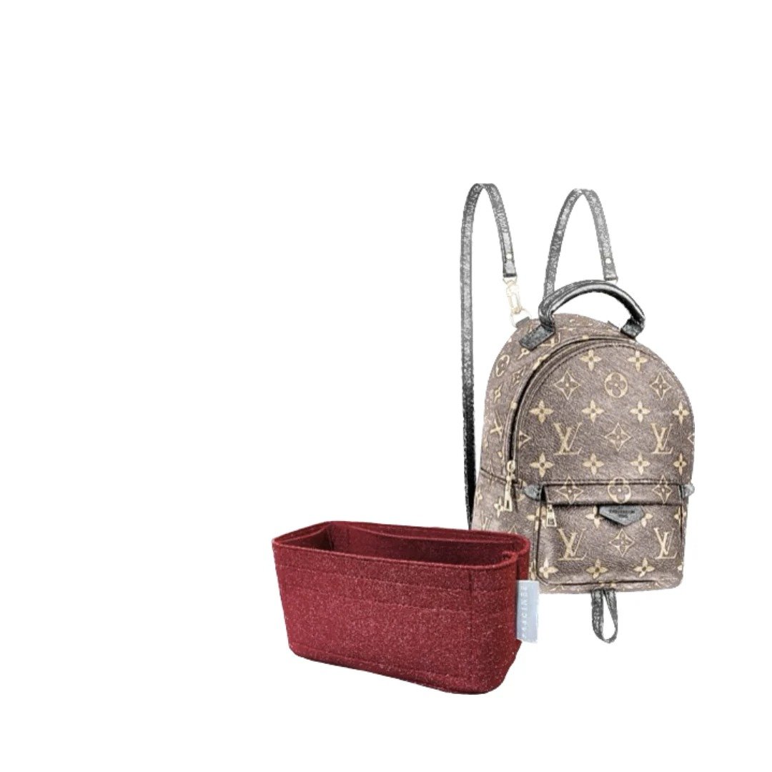 【香港制造|韩国绒布】手制内袋 - LV Palm Spring Mini M44873 - 化妆包/杂物包 - 其他材质 多色
