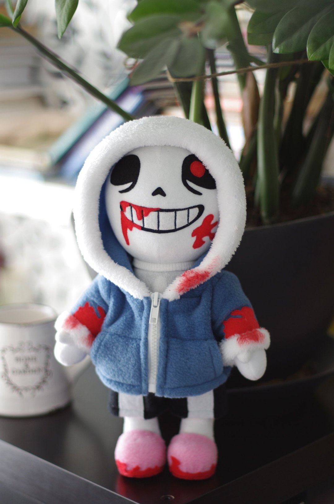 Horror Sans Undertale AU Collectible Doll | Made to Order - 玩偶/公仔 - 聚酯纤维 白色
