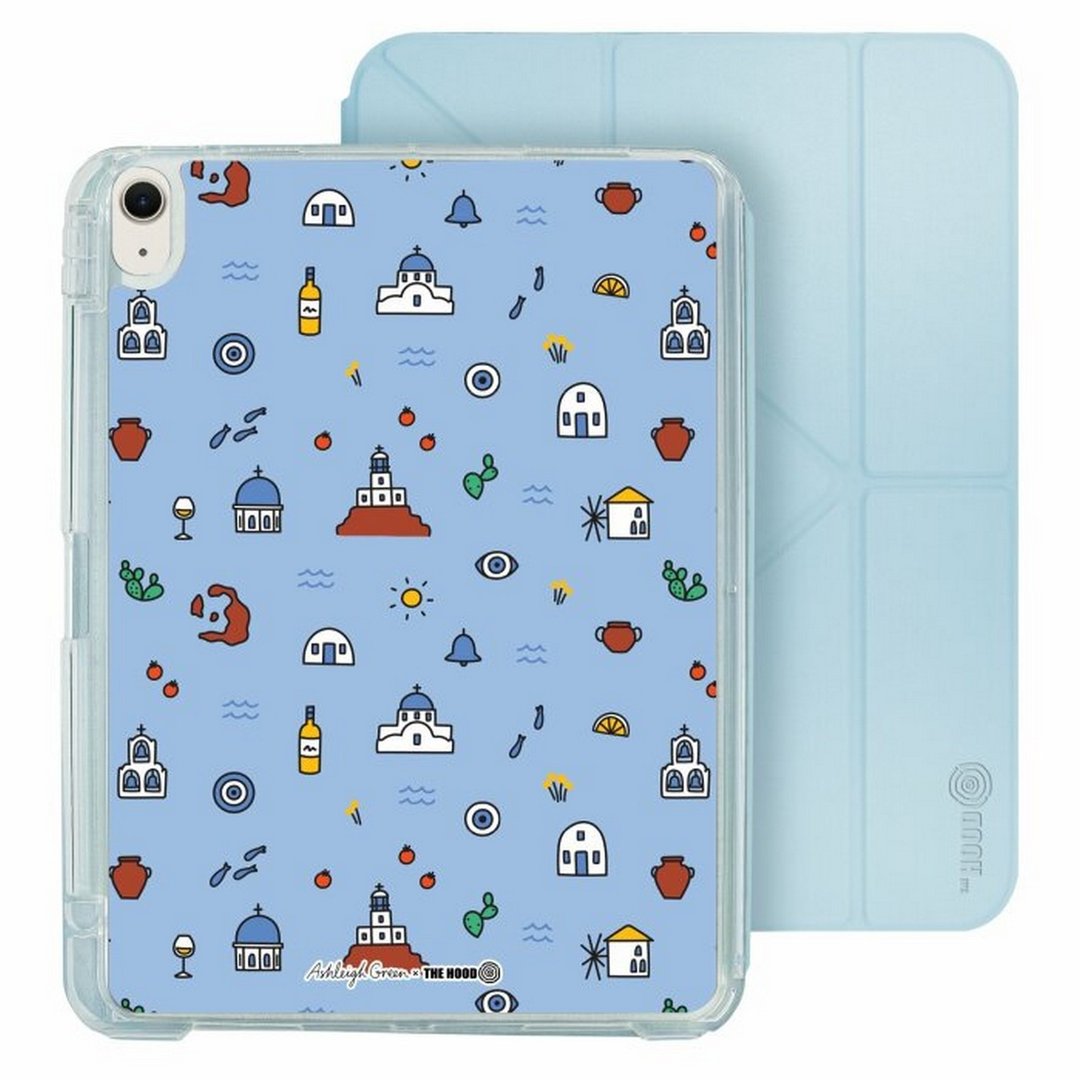 Santorini iPad Air 11/pro13可拆式防摔透明笔槽折套ipad - 平板/电脑保护壳 - 塑料 多色
