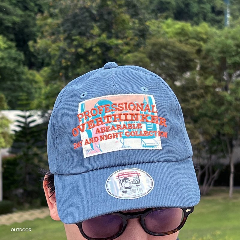 Day: 过度思考者 - 变色鸭舌帽 (蓝天) - 帽子 - 棉．麻 蓝色