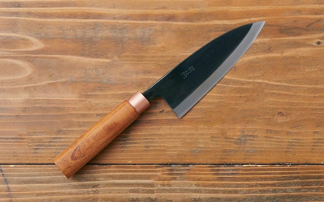 锻冶职人手作出刃包丁 大尺寸 左撇子专用・刃长 16.8cm - 厨房用具 - 其他金属 银色