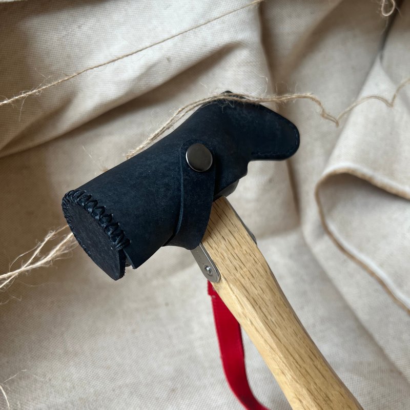 露营皮革/ Snow peak 槌套 /皮革槌套 / 黑色 - 露营用品 - 真皮 咖啡色